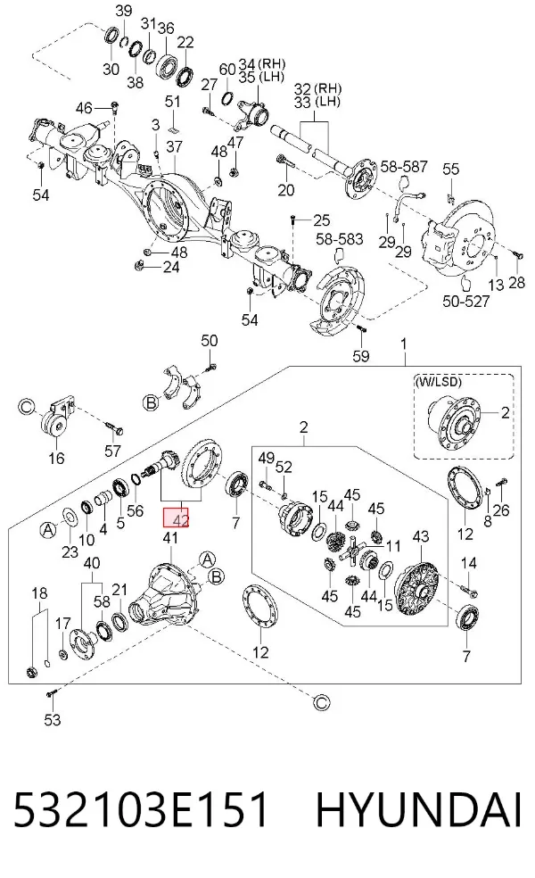  532103E151 Hyundai/Kia