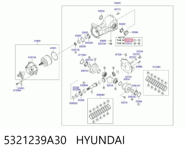 5321239A30 Hyundai/Kia