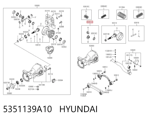  5351139A10 Hyundai/Kia
