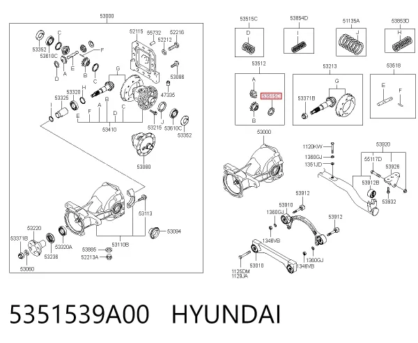  5351539A00 Hyundai/Kia