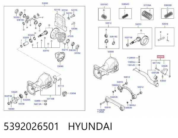  5392026501 Hyundai/Kia
