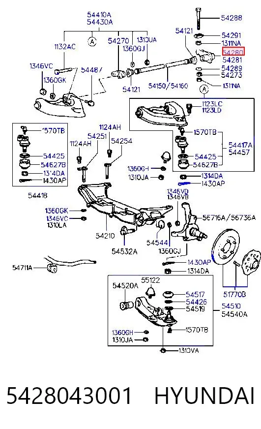  5428043001 Hyundai/Kia