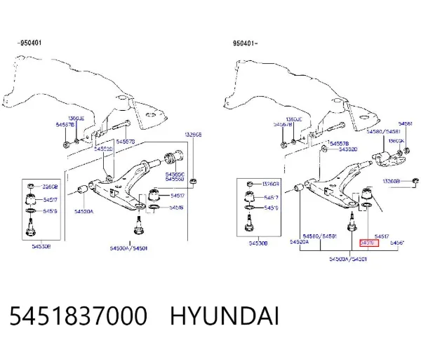  5451837000 Hyundai/Kia