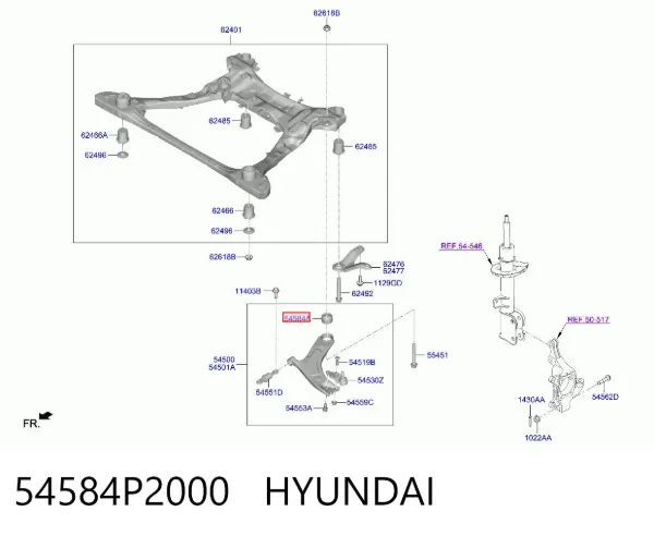  54584P2000 Hyundai/Kia
