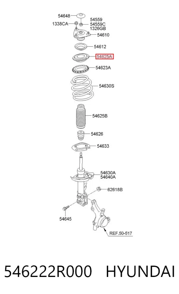  546222R000 Hyundai/Kia