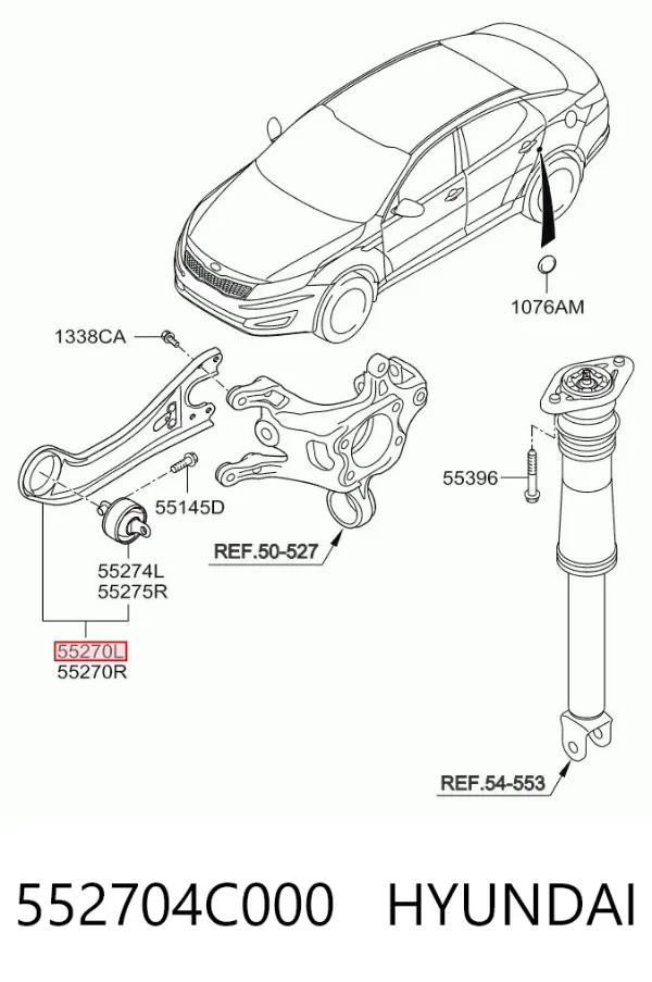  552704C000 Hyundai/Kia