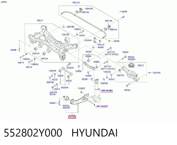  552802Y000 Hyundai/Kia