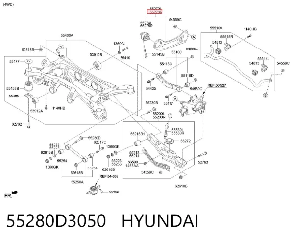  55280D3050 Hyundai/Kia