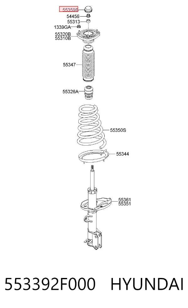  553392F000 Hyundai/Kia