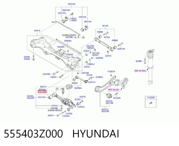 Стойка заднего стабилизатора правая 555403Z000 Hyundai/Kia