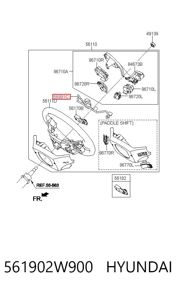  561902W900 Hyundai/Kia