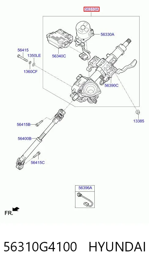 Рулевая колонка 56310G4100 Hyundai/Kia