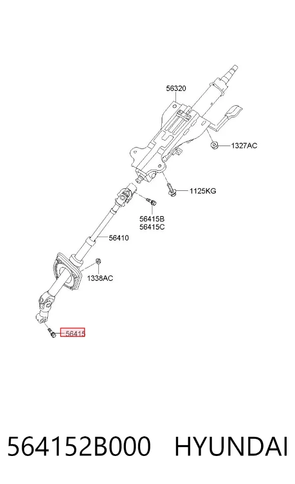  564152B000 Hyundai/Kia