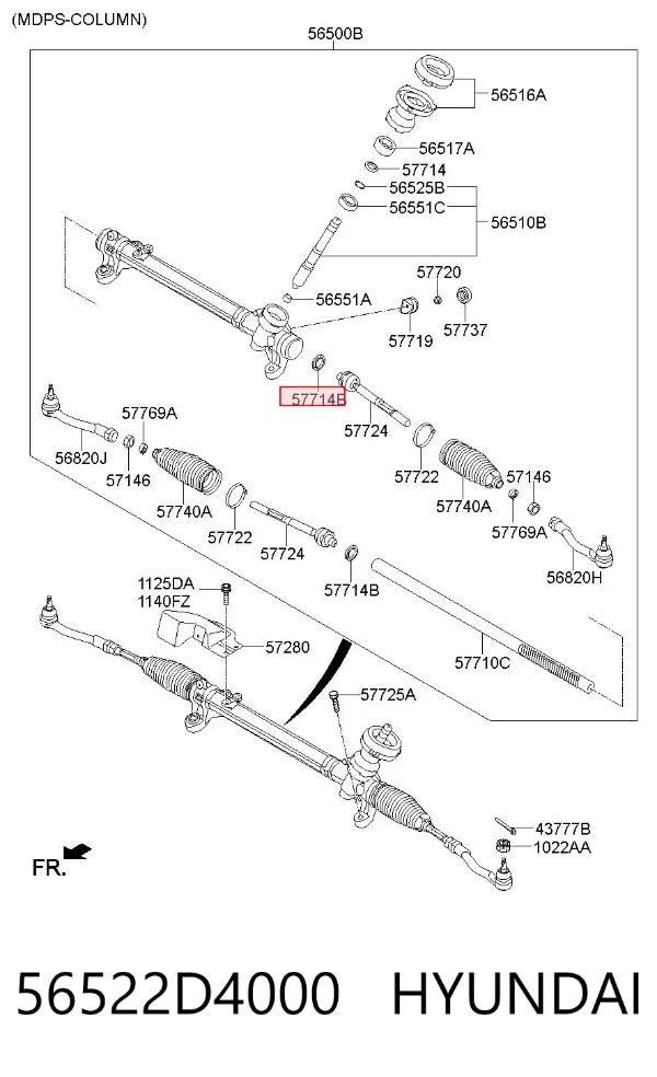  56522D4000 Hyundai/Kia