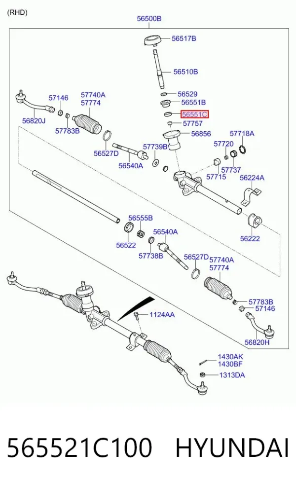  565521C100 Hyundai/Kia