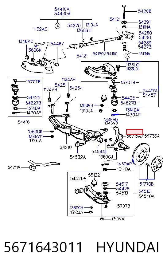  5671643011 Hyundai/Kia