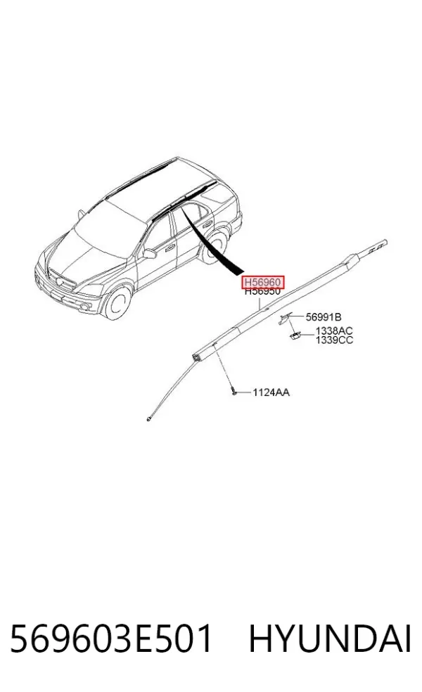  569603E501 Hyundai/Kia