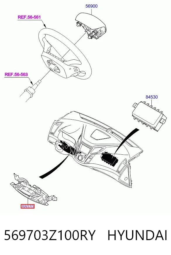  569703Z100RY Hyundai/Kia