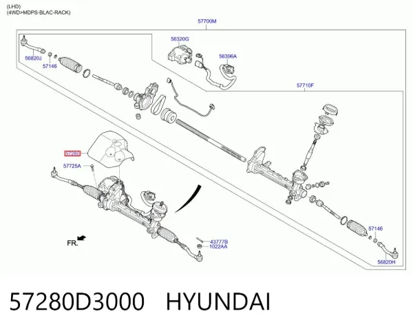  57280D3000 Hyundai/Kia
