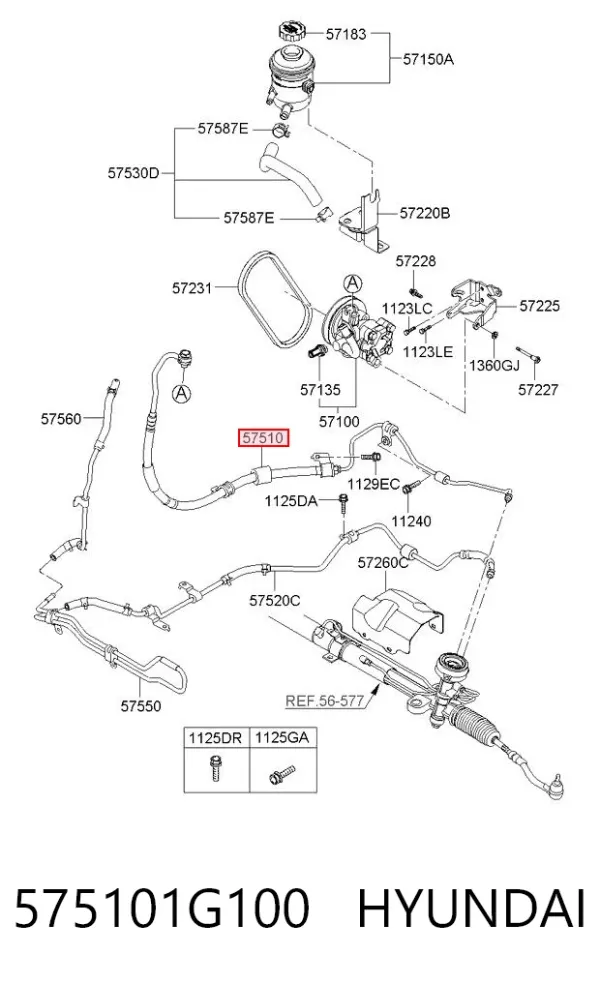  575101G100 Hyundai/Kia