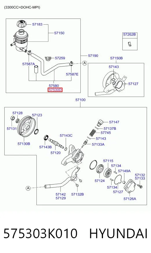  575303K010 Hyundai/Kia