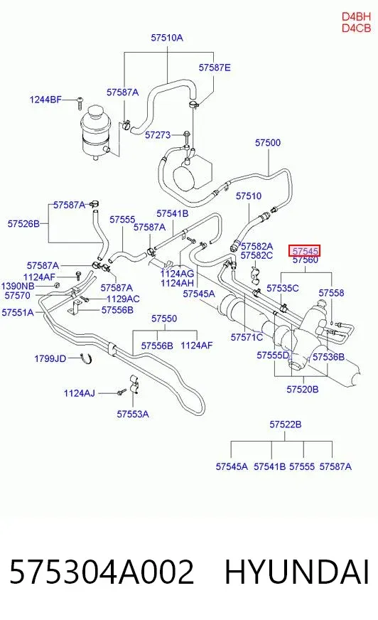  575304A002 Hyundai/Kia