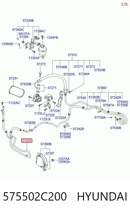  575502C200 Hyundai/Kia