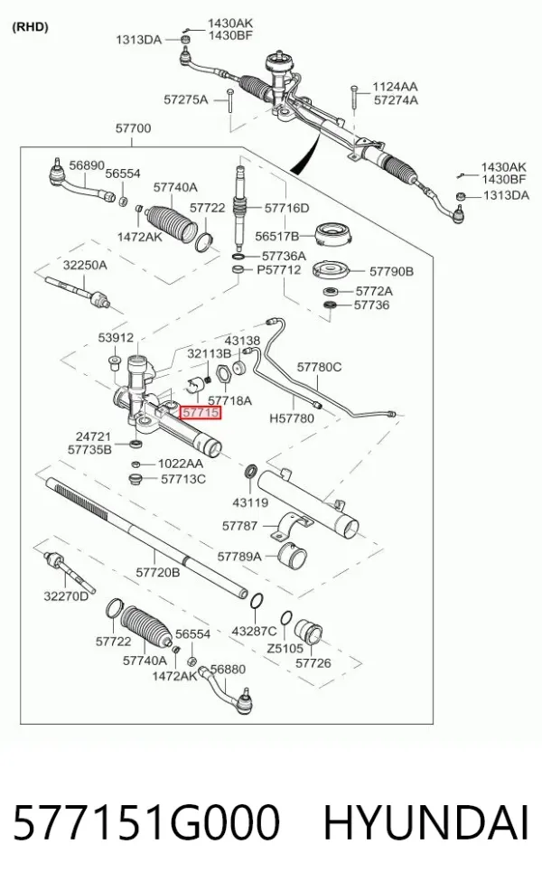  577151G000 Hyundai/Kia