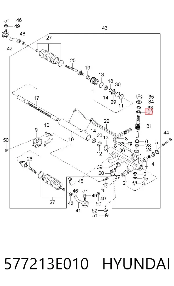  577213E010 Hyundai/Kia