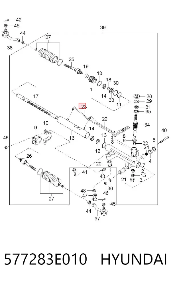  577283E010 Hyundai/Kia