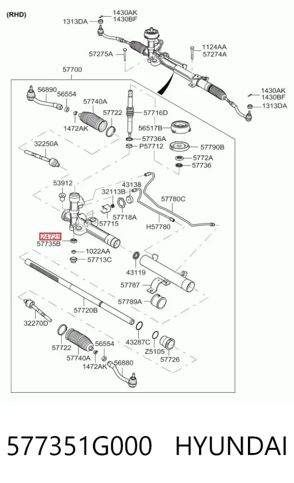  577351G000 Hyundai/Kia