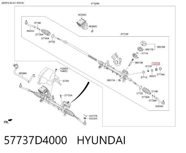  57737D4000 Hyundai/Kia