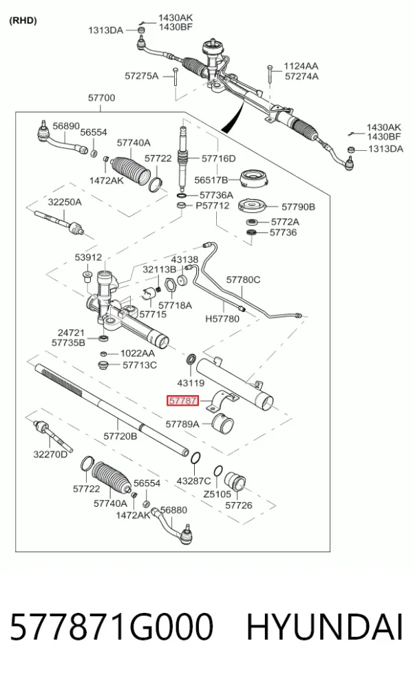  577871G000 Hyundai/Kia