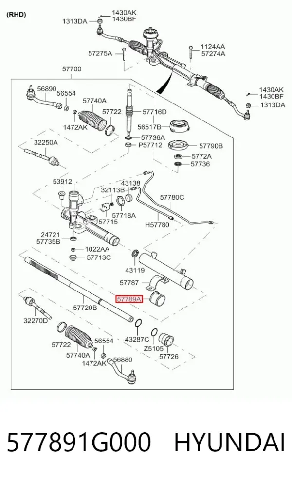  577891G000 Hyundai/Kia