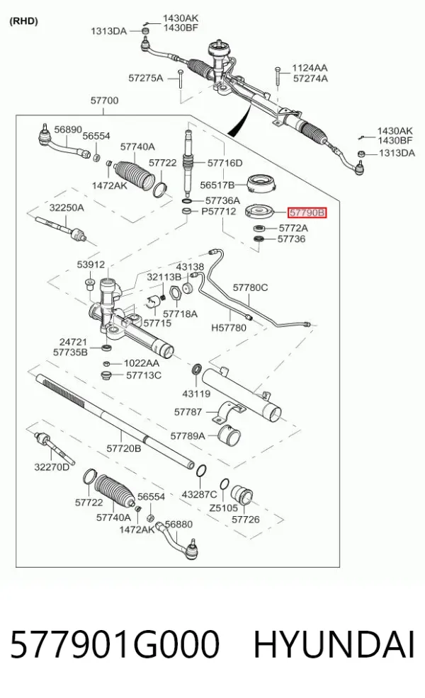  577901G000 Hyundai/Kia
