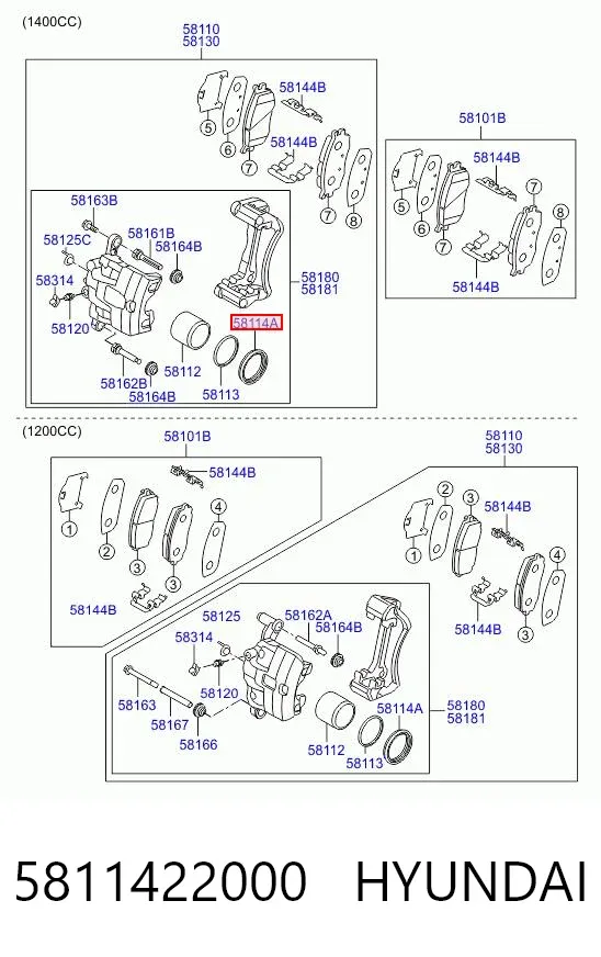  5811422000 Hyundai/Kia