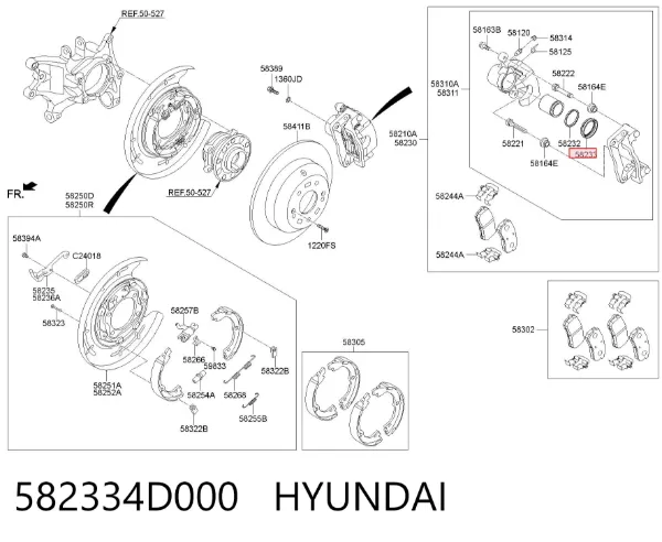  582334D000 Hyundai/Kia