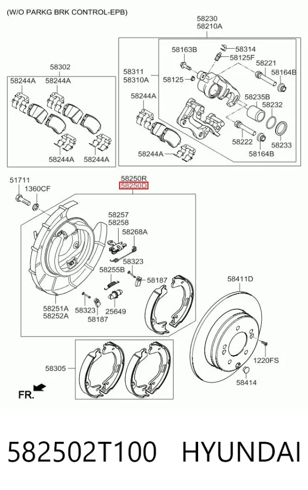  582502T100 Hyundai/Kia