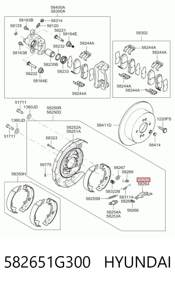 582651G300 Hyundai/Kia