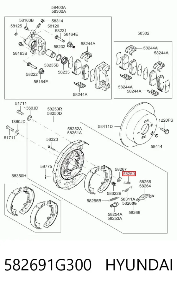 582691G300 Hyundai/Kia