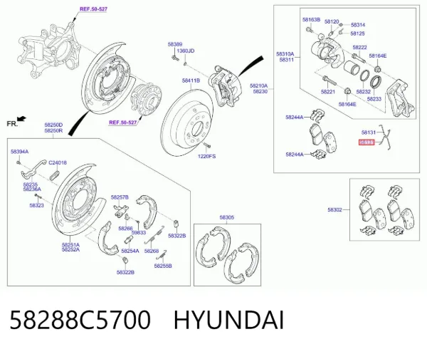  58288C5700 Hyundai/Kia