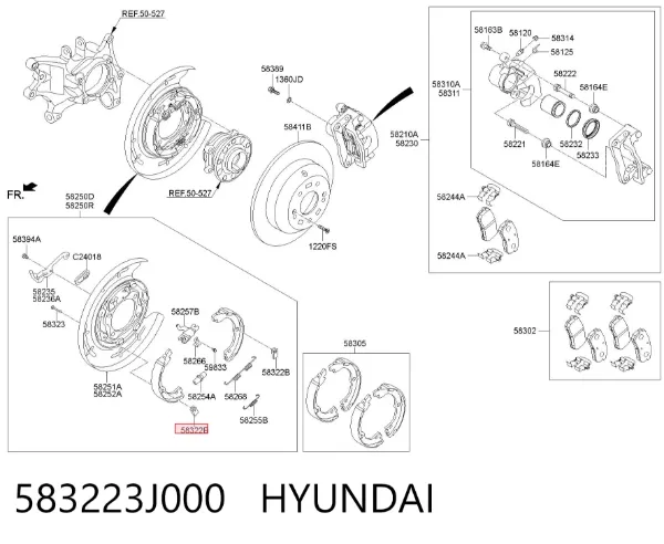  583223J000 Hyundai/Kia
