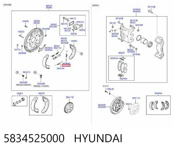  5834525000 Hyundai/Kia