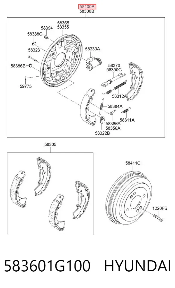  583601G100 Hyundai/Kia