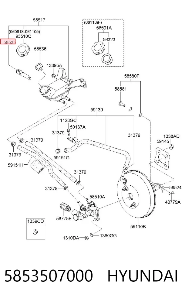  5853507000 Hyundai/Kia