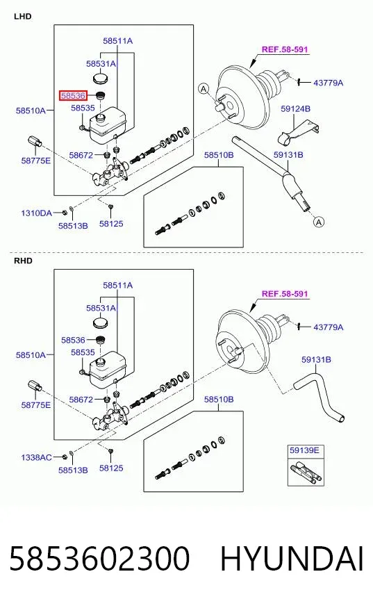  5853602300 Hyundai/Kia