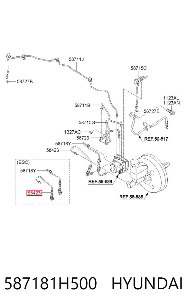  587181H500 Hyundai/Kia