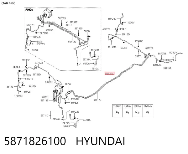  5871826100 Hyundai/Kia