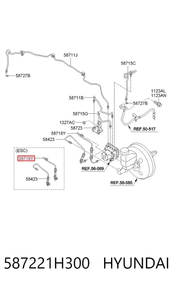  587221H300 Hyundai/Kia