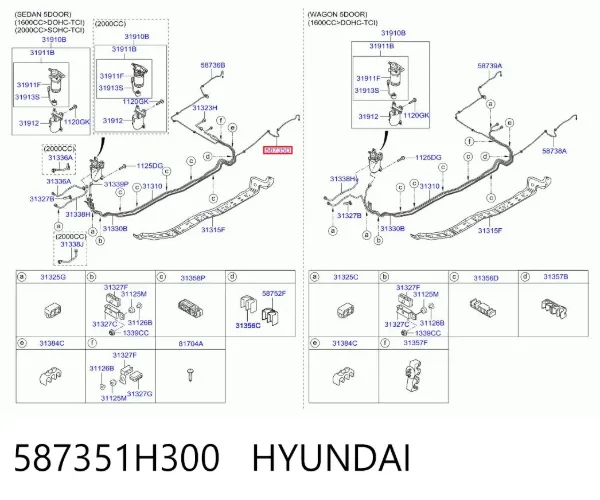  587351H300 Hyundai/Kia